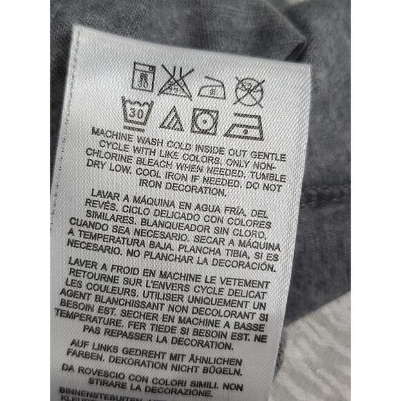 Guess Y2K women's sequin logo tee shirt longer length Size XL Bling Mcbling - Picture 5 of 7